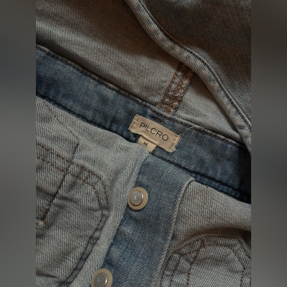 Anthropologie Pilcro Light Blue Women's Denim Overalls XS - Picture 3 of 4